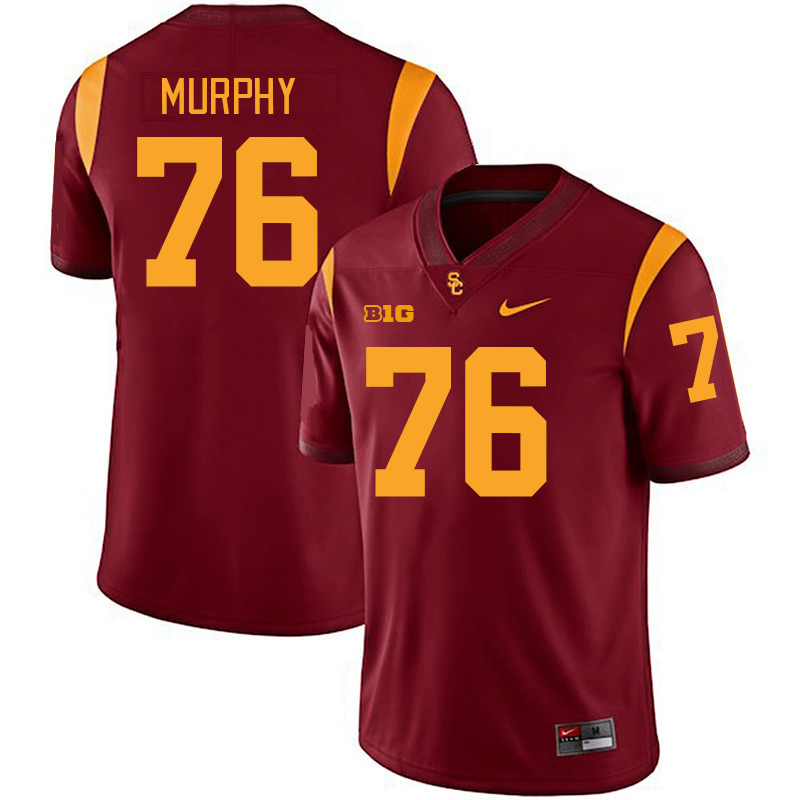 USC Trojans #76 Mason Murphy Big 10 Conference College Football Jerseys Stitched Sale-Cardinal